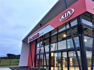 KIA security system for new dealership in Northwest Auckland