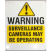Arrowhead CCTV Warning Sign, Large on sale