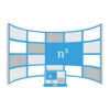 NX Witness NXW-V1 VMS Video Wall Feature, 2 Monitors and 1 Operator on sale