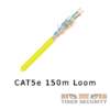 Tycab 4 Pair Twisted CAT5e Yellow Cable, 150m Loom on sale