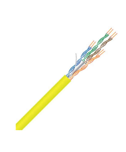 Tycab 4 Pair Twisted CAT5e Yellow Cable, 150m Loom