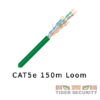 Tycab 4 Pair Twisted CAT5e Green Cable, 150m Loom on sale