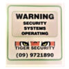 Tiger Security stickers on sale