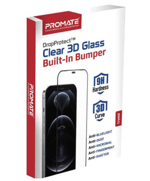 PROMATE CRYSTAL-I12MAX Clear Screen Protector for iPhone 12 Max on sale