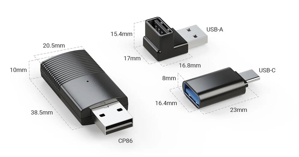 MINIX CP86-AA Wired Android Auto to Wireless Connection Dongle Stick - Image 7